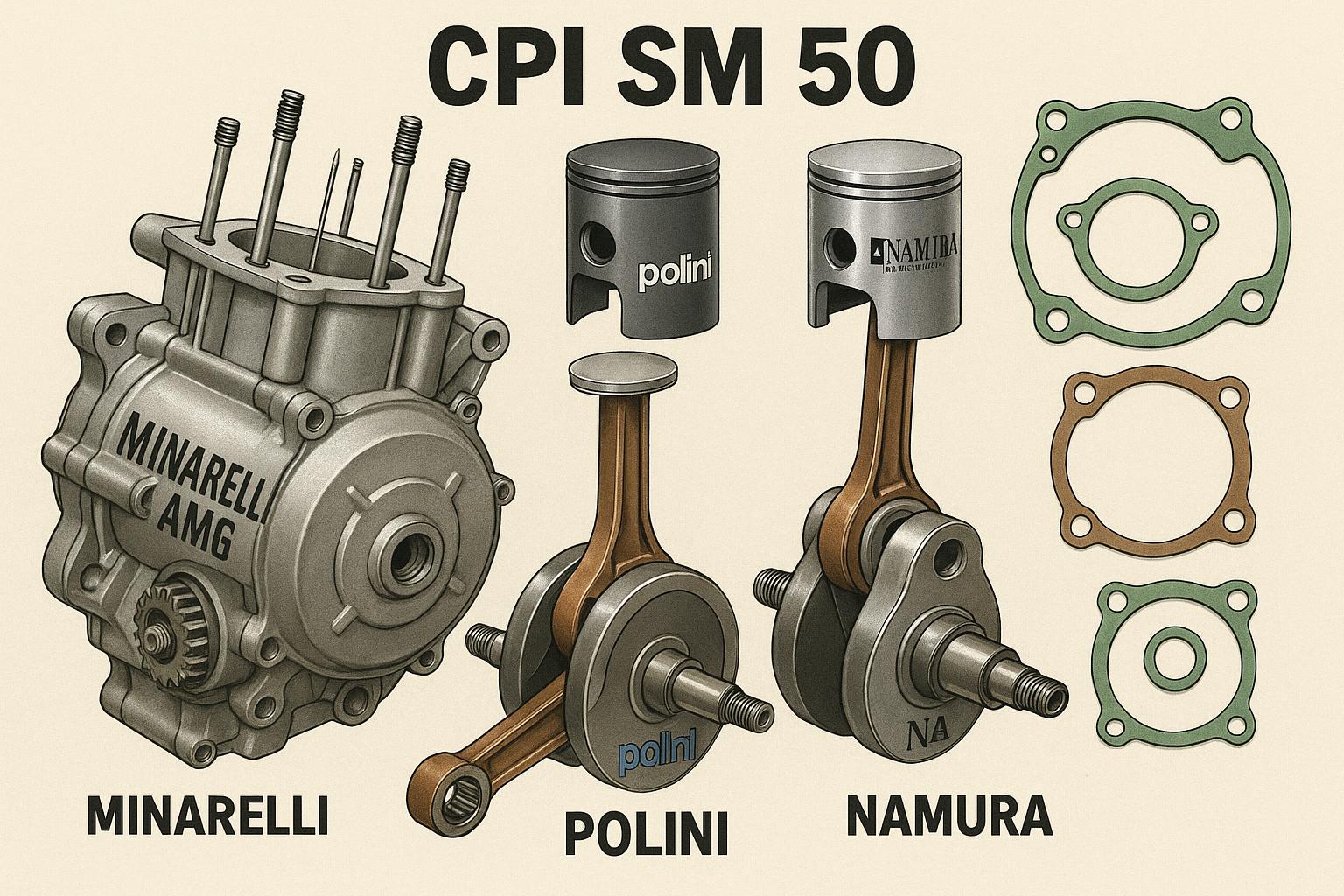 eredeti CPI SM 50 alkatrészek