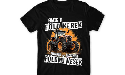 gépkezelő ajándék fekete póló