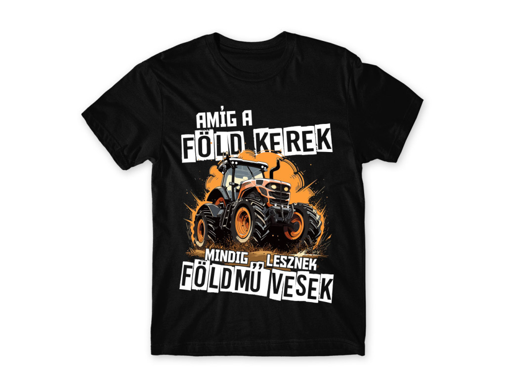 gépkezelő ajándék fekete póló